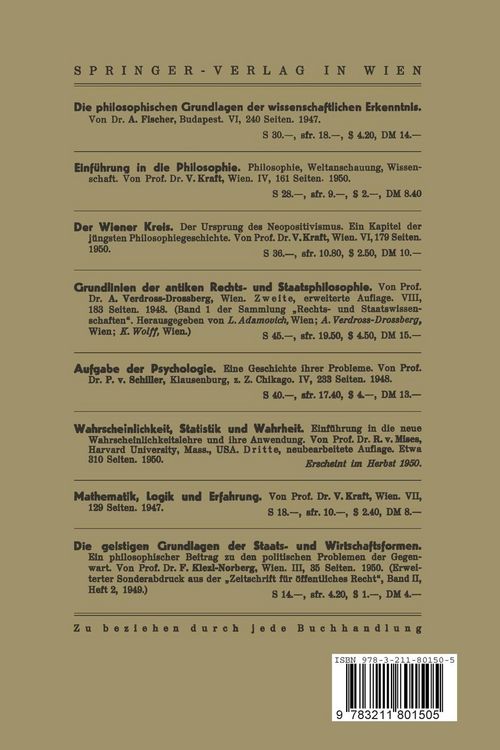 Produktbild: Die Erkenntnis und ihre Leistung