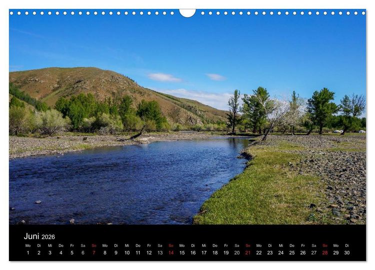 Produktbild: Mongolei - Zwischen Mittelalter und Moderne (Wandkalender 2026 DIN A3 quer), CALVENDO Monatskalender