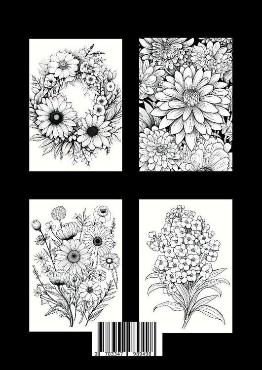 Produktbild: Malbuch Blumen