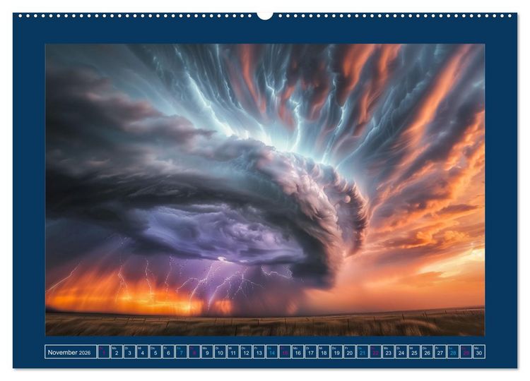 Produktbild: Im Bann der Naturgewalten (Wandkalender 2026 DIN A2 quer), CALVENDO Monatskalender