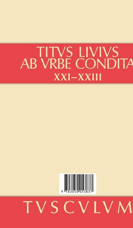 Produktbild: Titus Livius: R&ouml;mische Geschichte / Buch 21-23