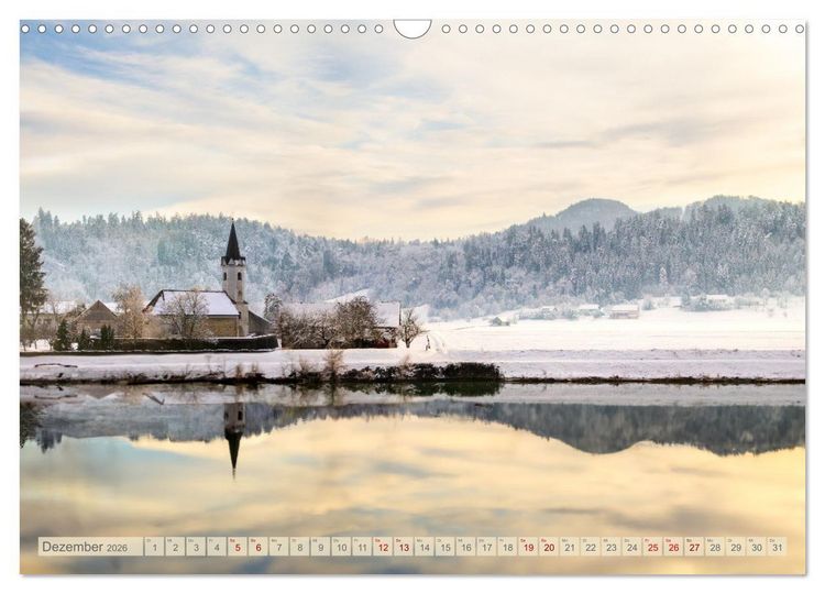 Produktbild: Slowenische Landschaften (Wandkalender 2026 DIN A3 quer), CALVENDO Monatskalender