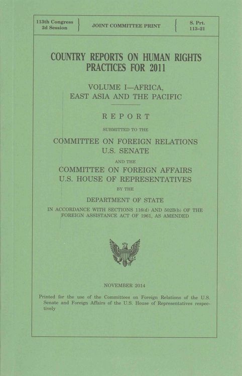Produktbild: Country Reports On Human Right