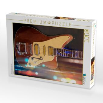 Produktbild: CALVENDO Puzzle Signature E-Gitarre Joey's Guitar | 1000 Teile Lege-Gr&ouml;&szlig;e 64x48cm Foto-Puzzle f&uuml;r gl&uuml;ckliche Stunden