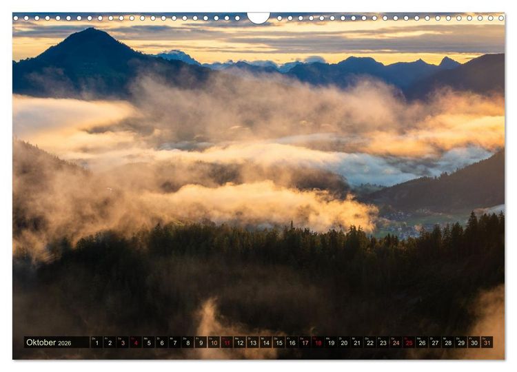 Produktbild: Malerische Alpen - Fesselnde Landschaften (Wandkalender 2026 DIN A3 quer), CALVENDO Monatskalender