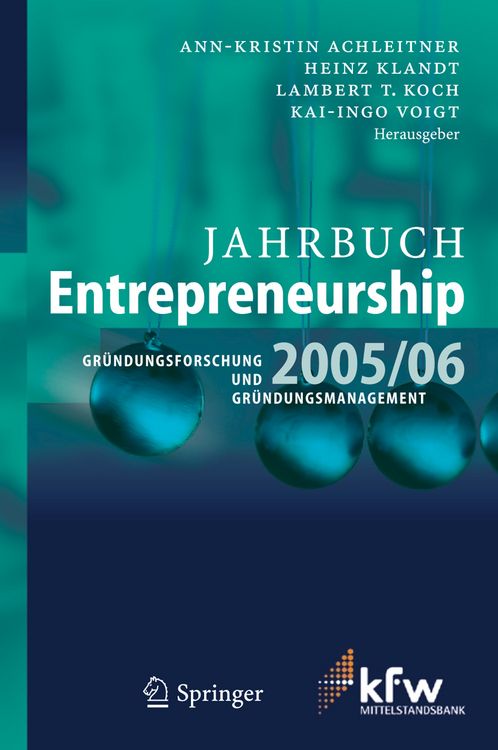 Produktbild: Jahrbuch Entrepreneurship 2005/06