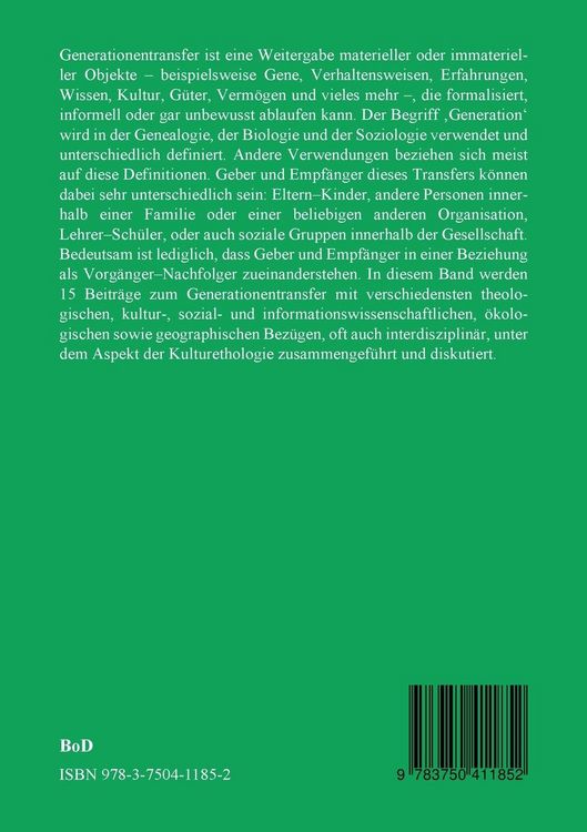 Produktbild: Generationentransfer