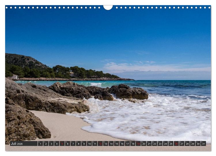 Produktbild: Cala Ratjada Kalender (Wandkalender 2026 DIN A3 quer), CALVENDO Monatskalender
