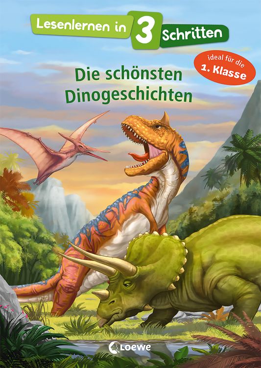 Produktbild: Lesenlernen in 3 Schritten - Die sch&ouml;nsten Dinogeschichten