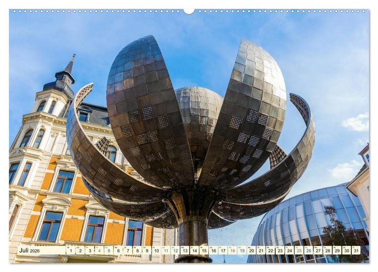 Produktbild: Aachen - die Kaiserstadt am Dreil&auml;ndereck (Wandkalender 2026 DIN A2 quer), CALVENDO Monatskalender