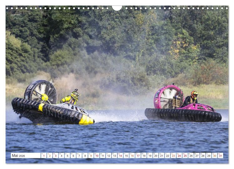 Produktbild: Hovercraft Formel 1 Weltmeisterschaft (Wandkalender 2026 DIN A3 quer), CALVENDO Monatskalender