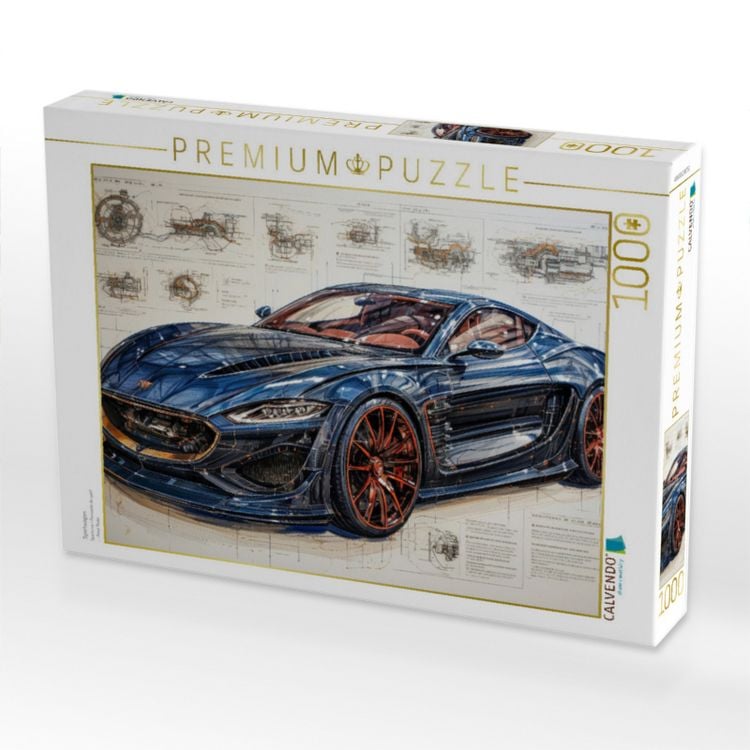 Produktbild: CALVENDO Puzzle Sportwagen | 1000 Teile Lege-Gr&ouml;&szlig;e 64x48cm Foto-Puzzle f&uuml;r gl&uuml;ckliche Stunden