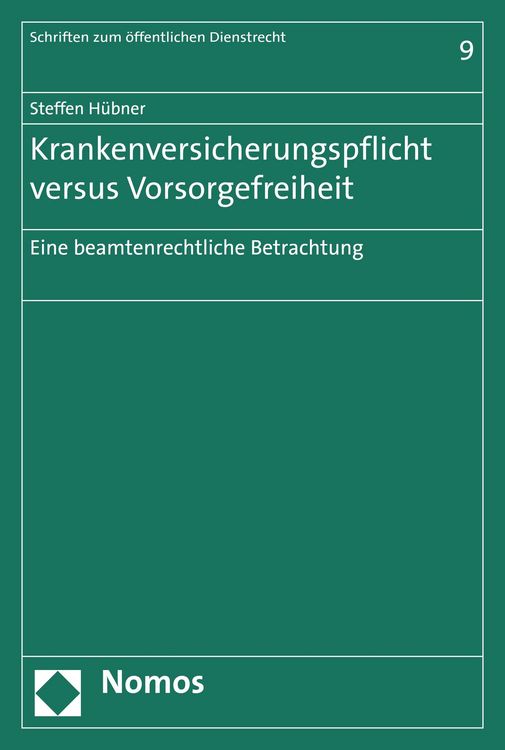 Produktbild: Krankenversicherungspflicht versus Vorsorgefreiheit
