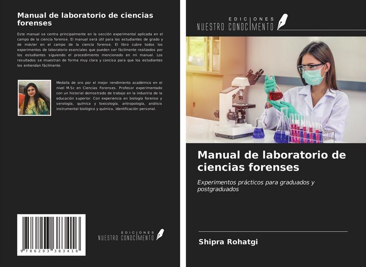 Produktbild: Manual de laboratorio de ciencias forenses