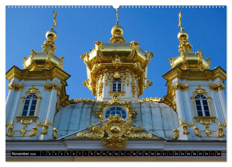 Produktbild: Flussfahrt Moskau - St. Petersburg (hochwertiger Premium Wandkalender 2026 DIN A2 quer), Kunstdruck in Hochglanz