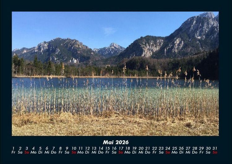 Produktbild: Naturlandschaften 2026 Fotokalender DIN A4