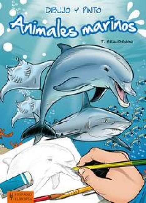 Produktbild: Dibujo y pinto animales marinos