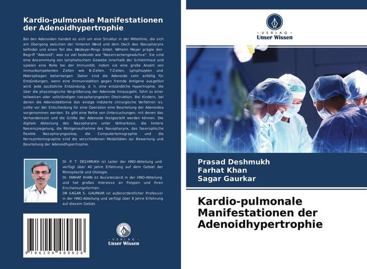 Produktbild: Kardio-pulmonale Manifestationen der Adenoidhypertrophie