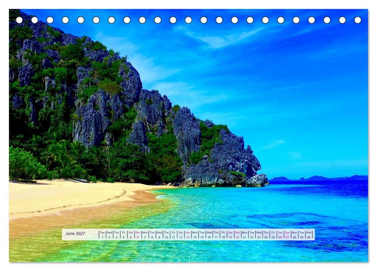 Produktbild: Shorelines of the World (Desk Calendar 2027 DIN A5 landscape), CALVENDO 12 Month DeskCalendar