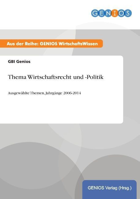 Produktbild: Thema Wirtschaftsrecht und -Politik