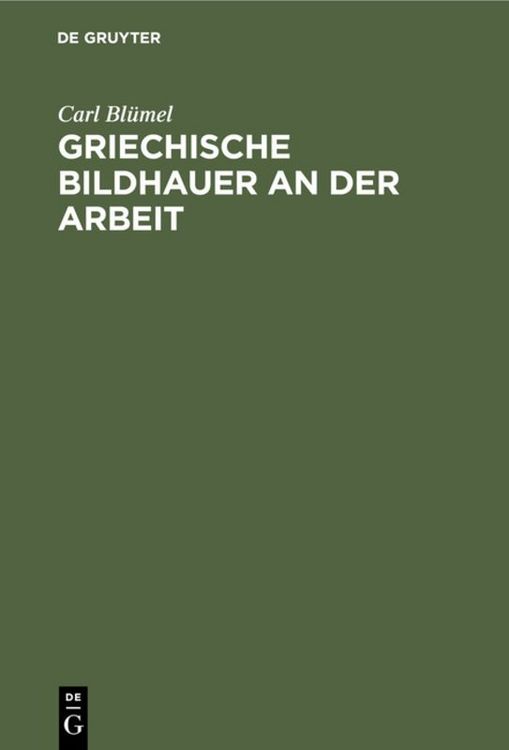 Produktbild: Griechische Bildhauer an der Arbeit