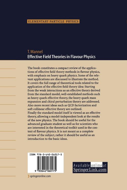 Produktbild: Effective Field Theories in Flavour Physics