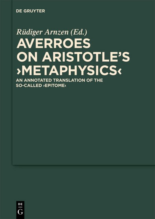 Produktbild: On Aristotle's "Metaphysics"