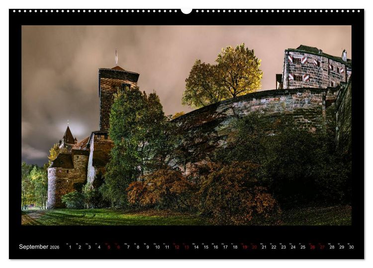 Produktbild: Historisches N&uuml;rnberg (Wandkalender 2026 DIN A2 quer), CALVENDO Monatskalender
