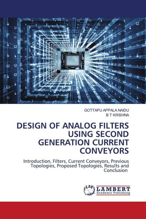 Produktbild: DESIGN OF ANALOG FILTERS USING SECOND GENERATION CURRENT CONVEYORS