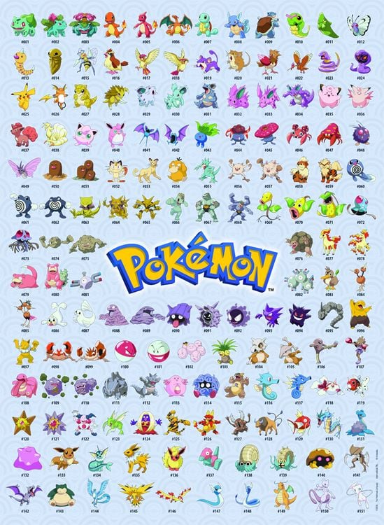Produktbild: Erwachsenenpuzzle 500 Teile - Pok&eacute;mon