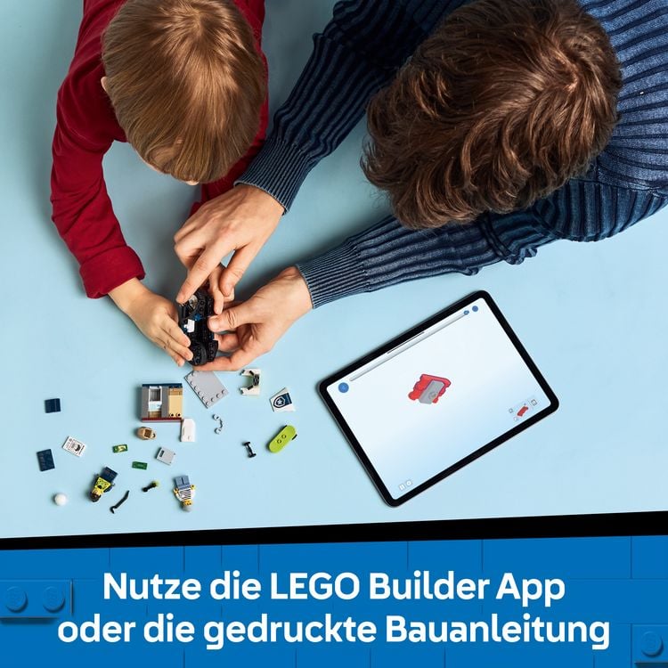 Produktbild: LEGO City Verfolgungsjagd mit dem Polizeimotorrad Spielset 60455