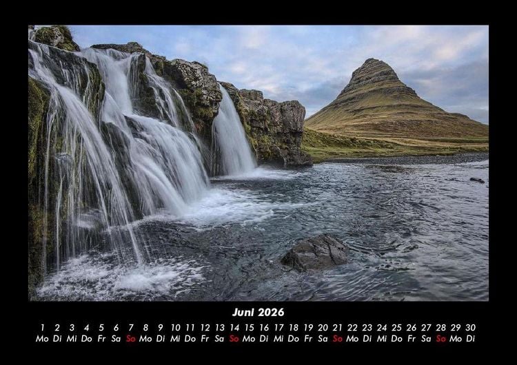 Produktbild: Wasserf&auml;lle 2026 Fotokalender DIN A3