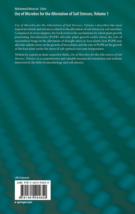 Produktbild: Use of Microbes for the Alleviation of Soil Stresses, Volume 1