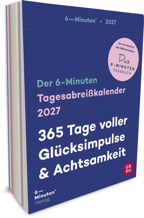 Produktbild: Tagesabrei&szlig;kalender 2027: 6-Minuten