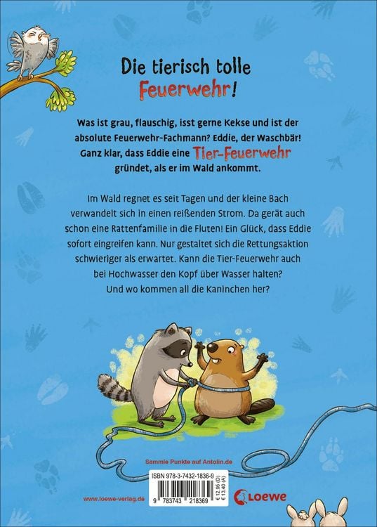 Produktbild: Die Tier-Feuerwehr (Band 2) - Eine klitschnasse Rettungsaktion