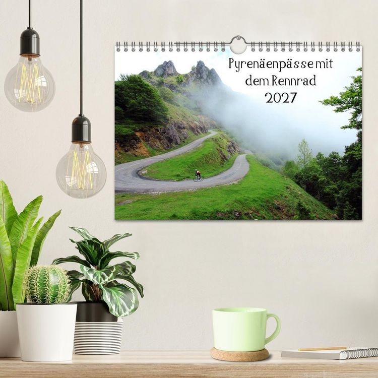Produktbild: Pyren&auml;enp&auml;sse mit dem Rennrad 2027 (Wandkalender 2027 DIN A4 quer), CALVENDO Monatskalender