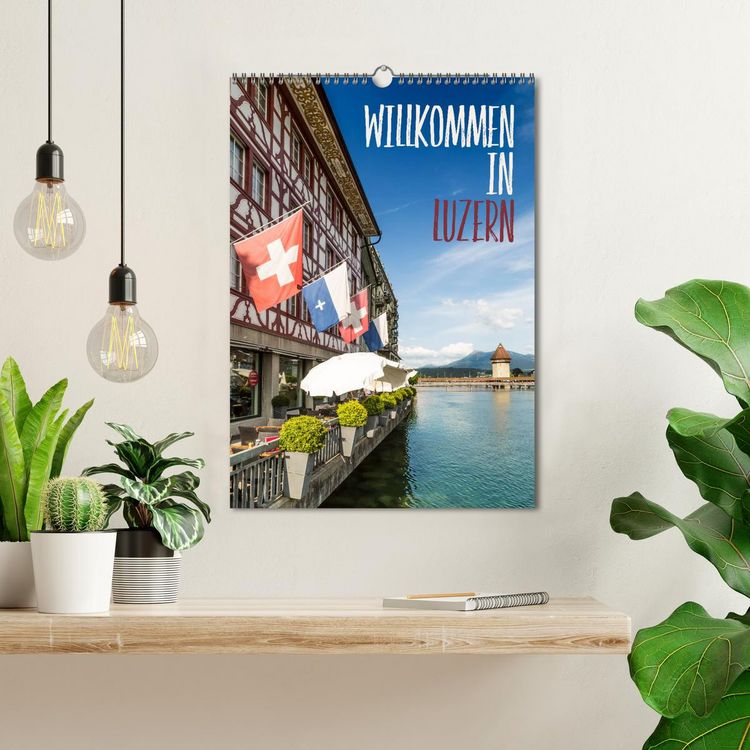 Produktbild: Willkommen in Luzern (Wandkalender 2026 DIN A3 hoch), CALVENDO Monatskalender