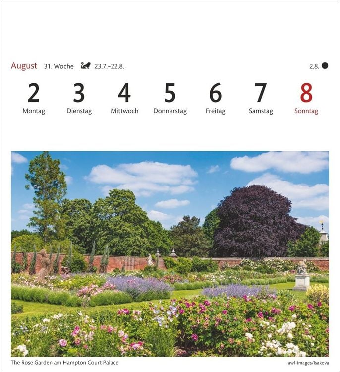 Produktbild: London Sehnsuchtskalender 2027 - Wochenkalender mit 53 Postkarten