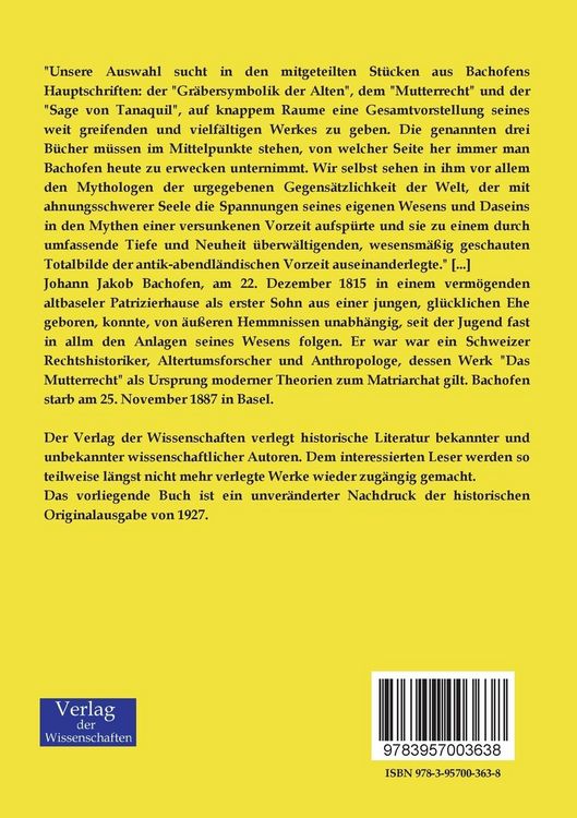 Produktbild: Mutterrecht und Urreligion