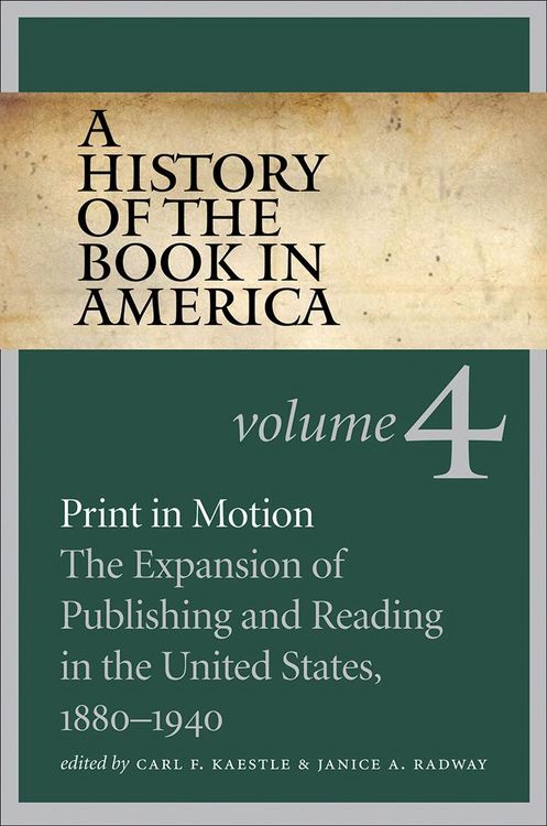 Produktbild: A History of the Book in America
