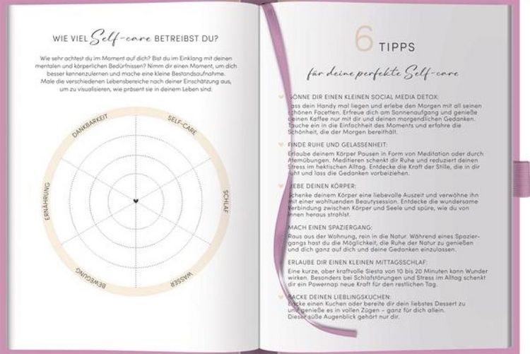 Produktbild: Self-care-Tagebuch Flieder