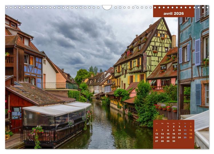 Produktbild: Colmar en Couleurs (Calendrier mural 2026 DIN A3 vertical), CALVENDO calendrier mensuel