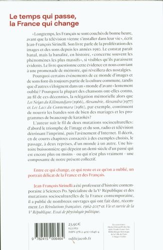 Produktbild: Le temps qui passe, la France qui change : &eacute;chos du monde d'avant