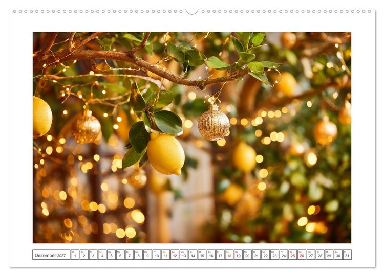 Produktbild: Mediterrane Zitronentr&auml;ume (hochwertiger Premium Wandkalender 2027 DIN A2 quer), Kunstdruck in Hochglanz