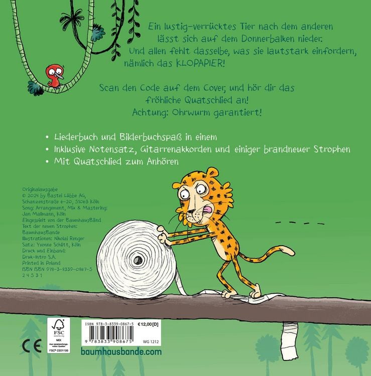 Produktbild: Und sie schrien nach Klopapier &ndash; Ein Quatschliederbuch