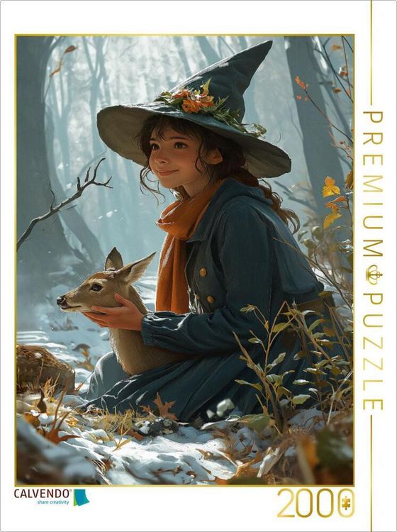 Produktbild: CALVENDO Puzzle Winterzauber der Hexenm&auml;dchen | 2000 Teile Lege-Gr&ouml;&szlig;e 90x67cm Foto-Puzzle f&uuml;r gl&uuml;ckliche Stunden