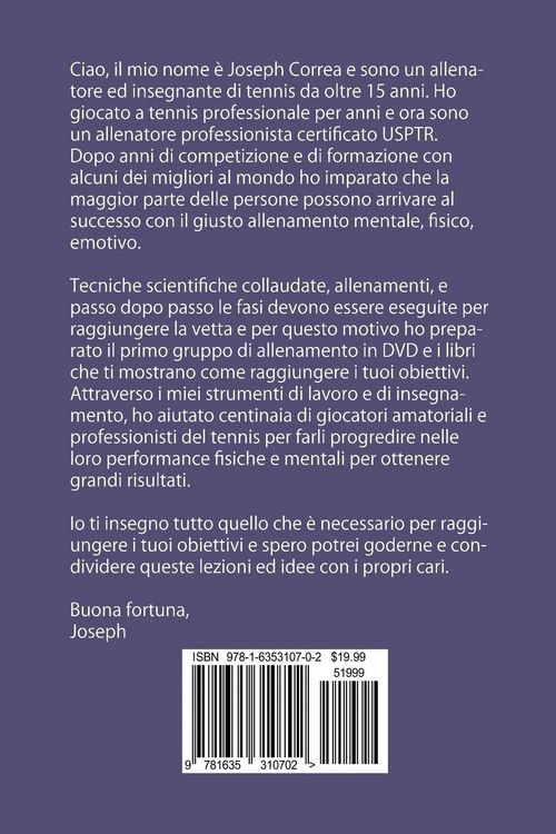 Produktbild: 15 Esercizi sul Servizio nel Tennis, Esercizi per potenziare la Resistenza, Rotazione, e Potenza
