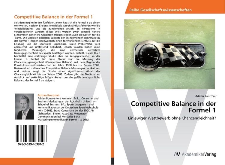 Produktbild: Competitive Balance in der Formel 1
