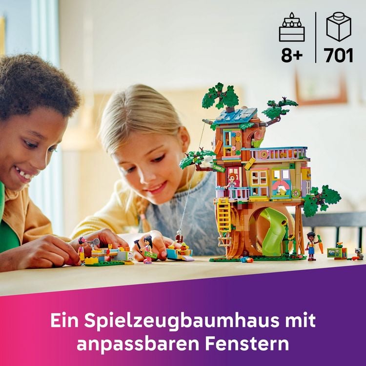 Produktbild: LEGO Friends 42652 Baumhaus, Set mit Spielzeughaus, Mädchen Geschenk