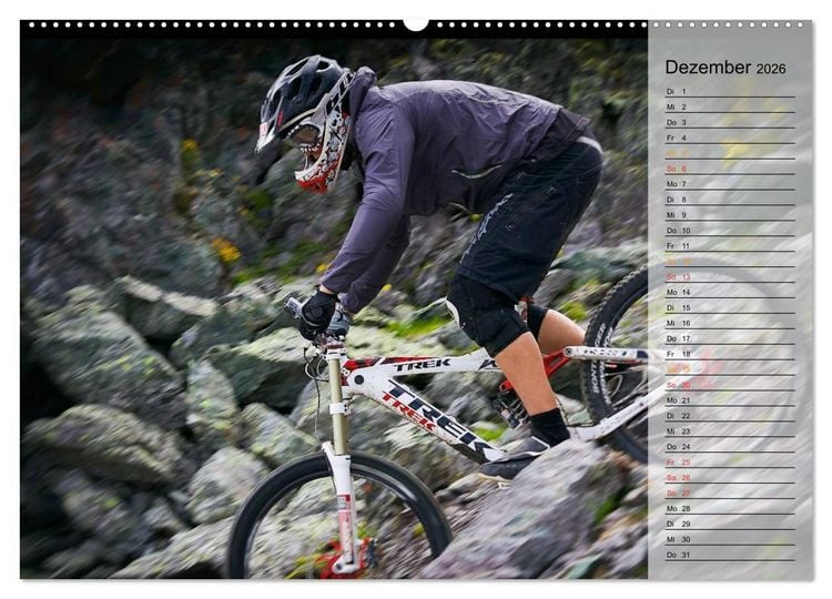 Produktbild: Downhill Moments (hochwertiger Premium Wandkalender 2026 DIN A2 quer), Kunstdruck in Hochglanz